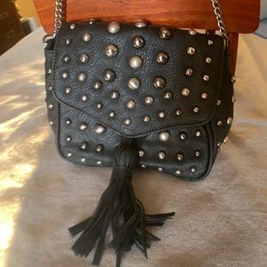 Vintage black studded Aldo crossbody